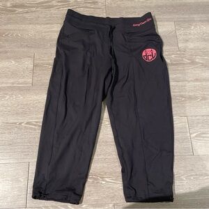 Disney Black Joggers with Red Emblem